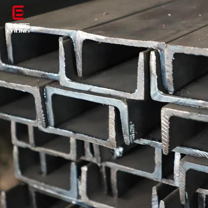 Hot Rolled Q235 Q345 U Beam Section /Upe Upn Mild Steel U Channel Size 6m 9m 12m Mild Steel U Channel Size 6m 9m 12m/New Production Iron Beams Steel Channel