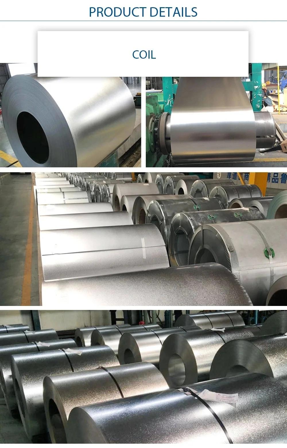 Factory Direct Factory Price Zinc Coated Galvanized Steel Coil for Corrugated Metal Roofing Iron Steel Sheet