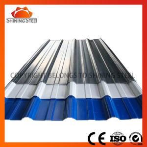 Cheap 0.44mm Corrugated Steel Roofing Sheet Color Coated Steel Tile From Shining Steel
