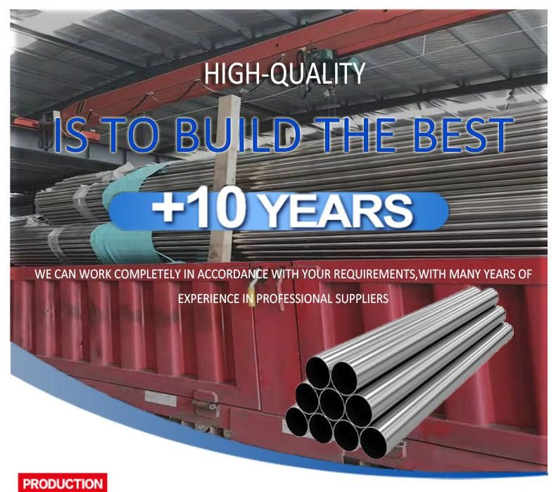 AISI 201, 304 Bright Stainless Steel Welded Pipe for Handrail Duplex 4529 430 314 316 439
