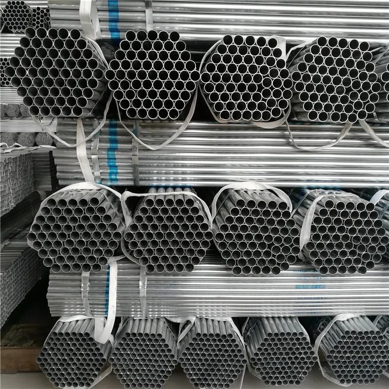 0.8-2.0mm Thickness Round Greenhouse Pre Galvanized Steel Pipe