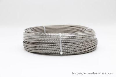 6.0mm 7X19 Stainless Steel Strand Wire Rope and Cables