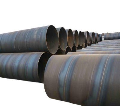 Q235 Anti Corrosion Spiral Black Carbon ERW Weld Steel Pipe