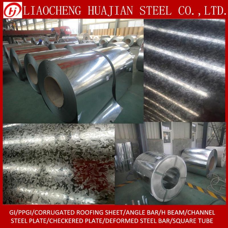 SGCC Hot Dipped Zinc Coating Galvanized Steel Coils