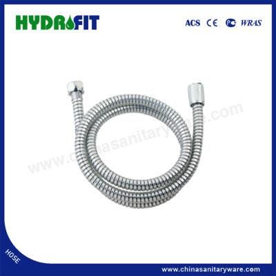 Hot Sale Golden Spiral Plastic Core Copper Nut PVC Shower Hose Flexible Hose (HY6007)