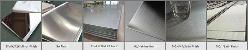 Factory Price 304L 316L 202 Inox Stainless Steel Sheet / Plate