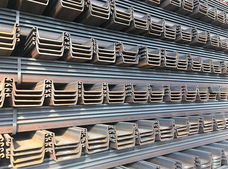 Q235B Q345b Galvanized Steel Sheet Pile Profile Steel Sheet Pile Steel Channel