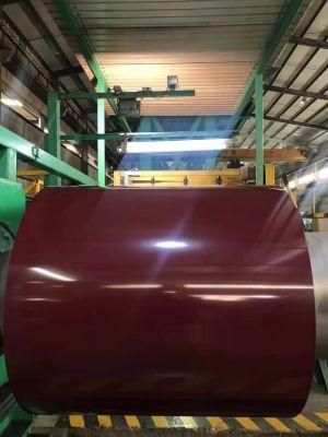 Factory Manufacture Aluzinc 55% Aluminum Zincalum Coated PPGI Color Coated Steel Coil