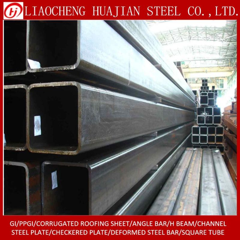 Manufacturer Weld Steel Pipe with Black Color