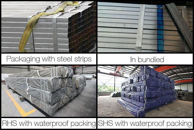 40X40mm Gi Square Tube Galvanized Square Steel Tubes