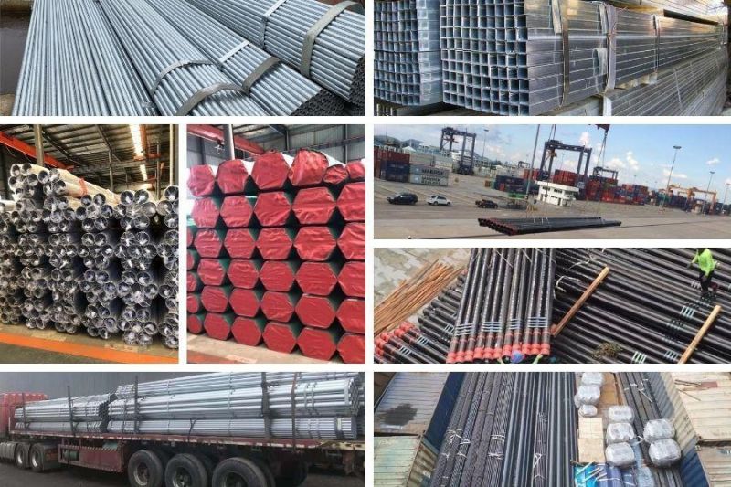 Prime Hot DIP Galvanized Round Steel Tube Pipe Carbon Steel Seamless ERW Sch 40 Iron Steel Pipe