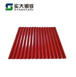 PPGI Color Coated Galvanized Corrugated Steel Roofing Sheet