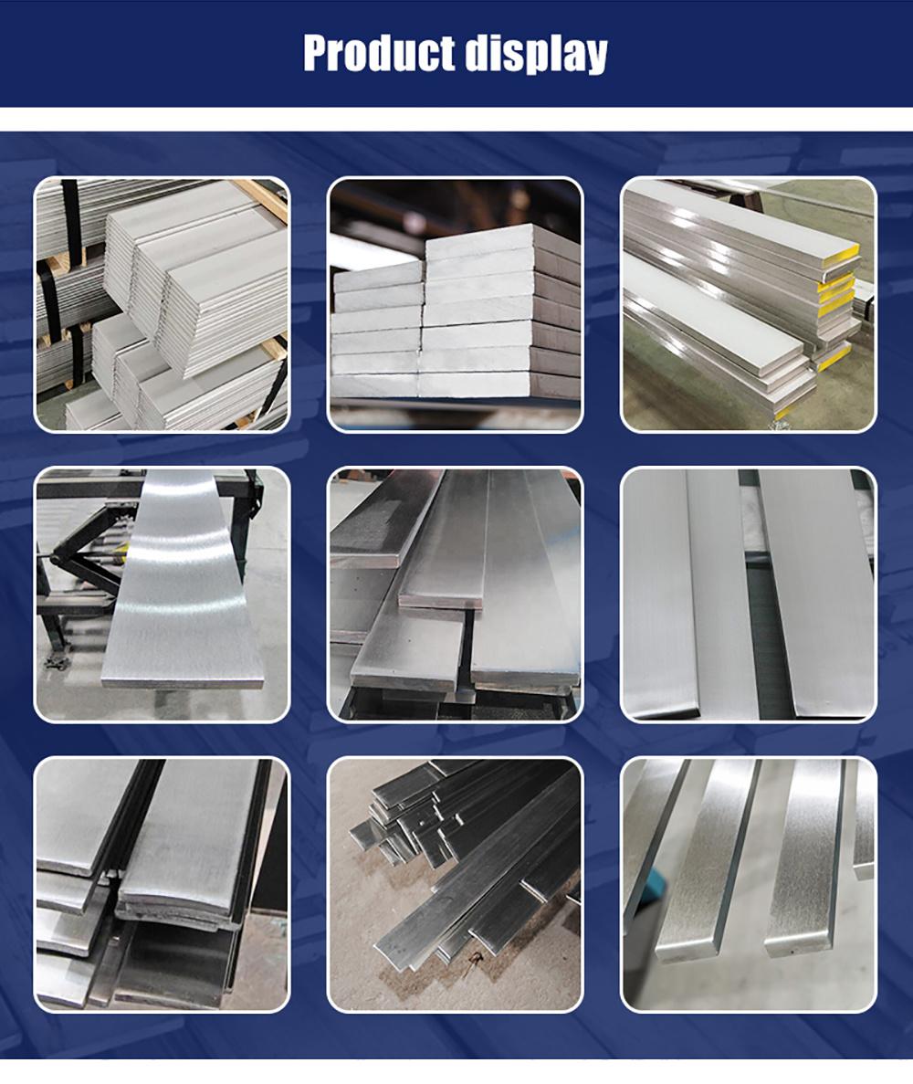 High Quality Building Decoration 316 304 5160 9260 Hot Rolled Stainless Steel Spring Steel Flat Bar