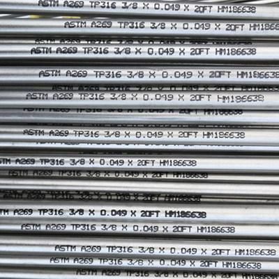 ASTM A312 Tp316L Annealed Pickling Seamless Tube