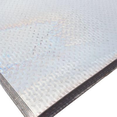 Q235B Q355b China Factory Price Mild Steel Chequered Plate/ Checkered Steel Plate Chequer Plate