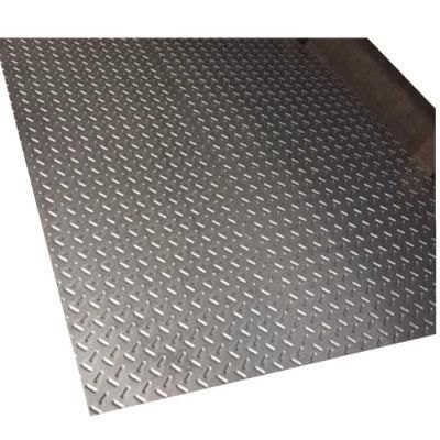 Galvanized A36 Ss400 Carbon Ms Checker Chequered Mild Steel Plate