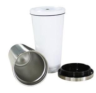 450ml Double Wall Sublimation Water Bottle Stainless Steel Vacuum Cup with Straw