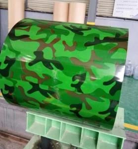 Camouflage Painted PPGL PPGI Prepainted Steel Coil for Household/Garden Metal Shed