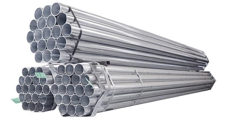 Hot DIP Galvanized Round Steel Pipe / Gi Pipe Pre Galvanized Steel Pipe Fittings Galvanized Tube for Construction