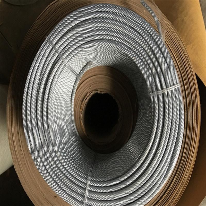 Ungalvanized 6*12+7FC Steel Wire Rope