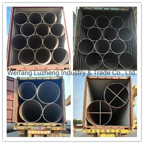 API 5L Grade B X42 X52 X60 Seamless Carbon Steel Line Pipe, Black Coating Steel Tube