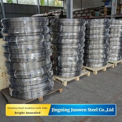SS304L/316L/317L/321/2205 Seamless Stainless Steel Coil Tube