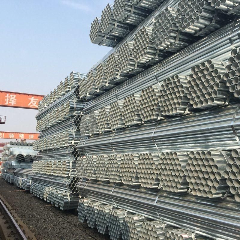 ASTM A53 / BS1387 Thick Wall Galvanized ERW Welded Steel Pipe Price