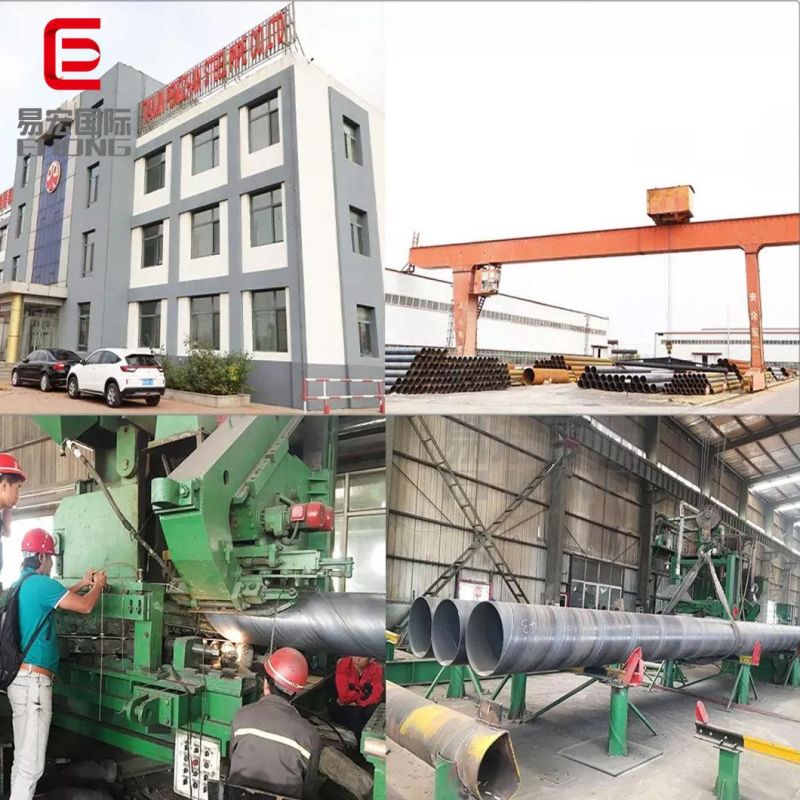 Large Diameter Thick Wall Spiral Carbon Welded Steel Pipe for Bridge Piling