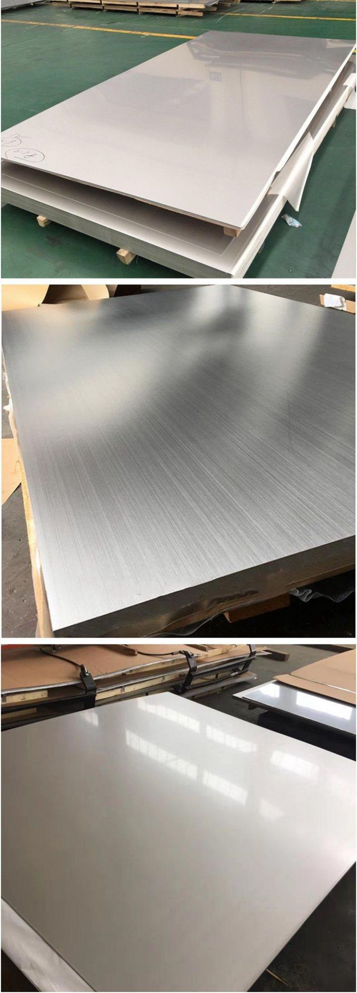 Manufacturer Price 201 304 316 Cold Rolled No. 4 Stainless Steel Plate