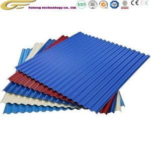 Color Prepainted Metal Building Material Corrugated Galvanized Steel Roofing Sheet