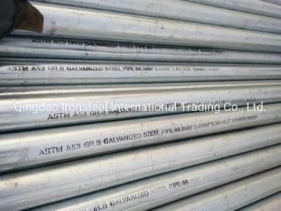 ASTM A53 Hot Dipped Galvanized Steel Pipe for Water Pipe
