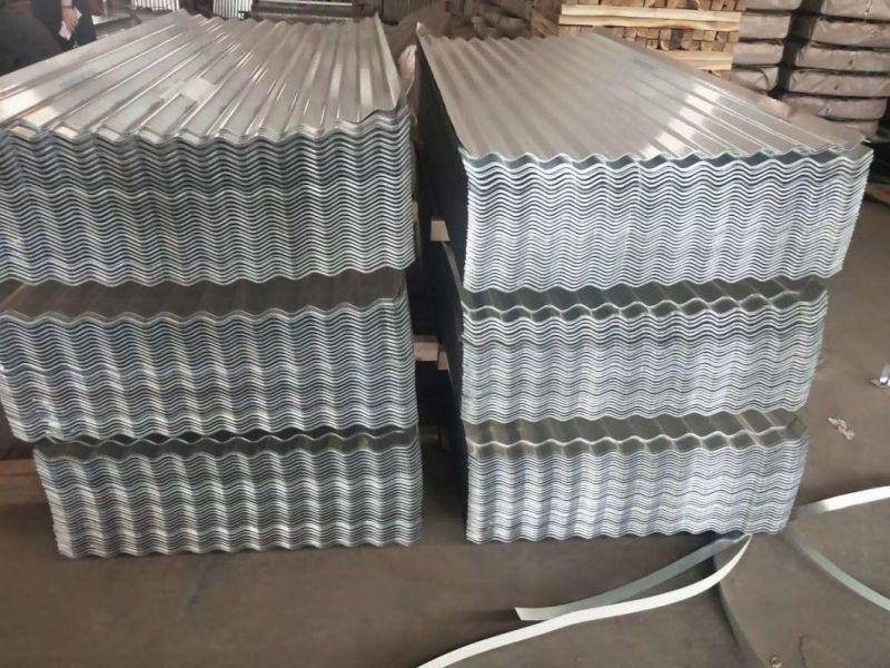 Prepainted Metal Roof Sheets PPGI Color Coated Building Material 20 Gauge Bwg34 Gi Galvanized Corrugated Steel Roofing Sheet