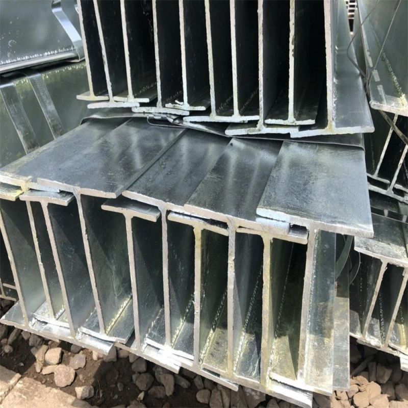 Q235B Q345b H-Type Galvanized Steel H Beam ASTM A36 10m H-Beam Steel Price Per Ton Steel I-Beam