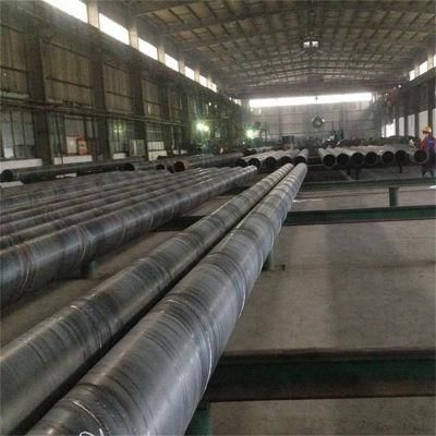 SSAW Steel Pipe Manufacturing Ms Pipe Carbon Spiral SSAW Welded Hollow Threaded Mild Metal Iron Steel Tube Price
