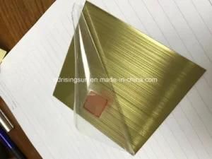 PVD Gold Rose Gold Stainless Steel Colored Sheet Metal Plate for Decoration