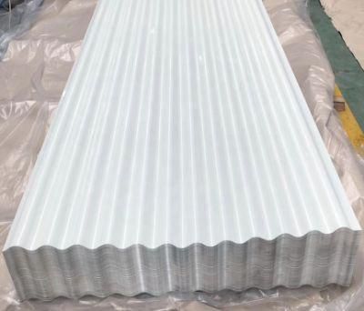 Hot Rolled White Color Coated Corruagted Metal Roofing