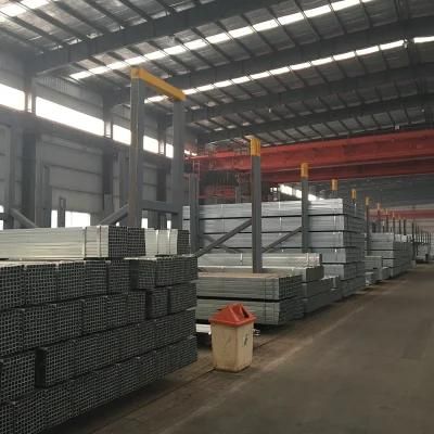 Zinc Coated Hollow Section Trade Assurance Steel Weight Galvanized 75X75 Tube Square Pipe