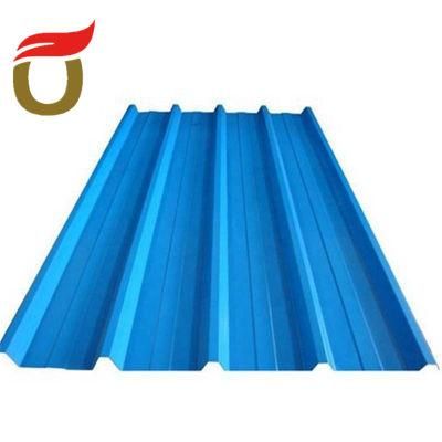 Steel Roofing Sheet White Sky Blue PPGI Metal Iron Tile/Corrugated Plate Galvanized Roof