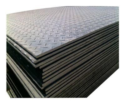 Anti-Slip A36 Hot Rolled Carbon Steel Checkered Ms Plate