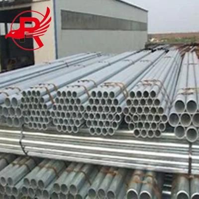 1/2 Inch Galvanized Steel Pipe Price ASTM A53 Sch 40 Grade B Pre Zn 40- 275g Galvanized Round Steel Pipe for Gas Pipe for Boiler