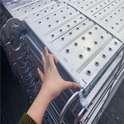 Construction Galvanized Metal Q235 Q195 Steel Scaffolding Plank Hooks Made in China for Sale Planks