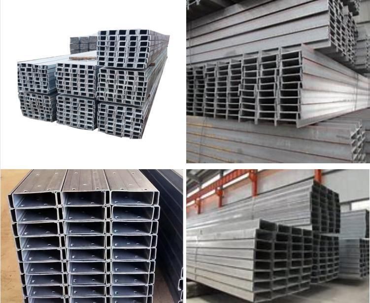 Structural Steel Profiles/Upn/ U Channel Steel Sizes (Q235, SS400, ASTM A36, ST37, S235jr,)