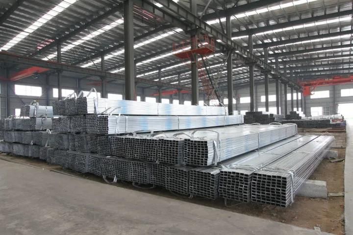 Manufacturer Q235 Grade Rectangle Steel Tube Square Pipe for Building Material