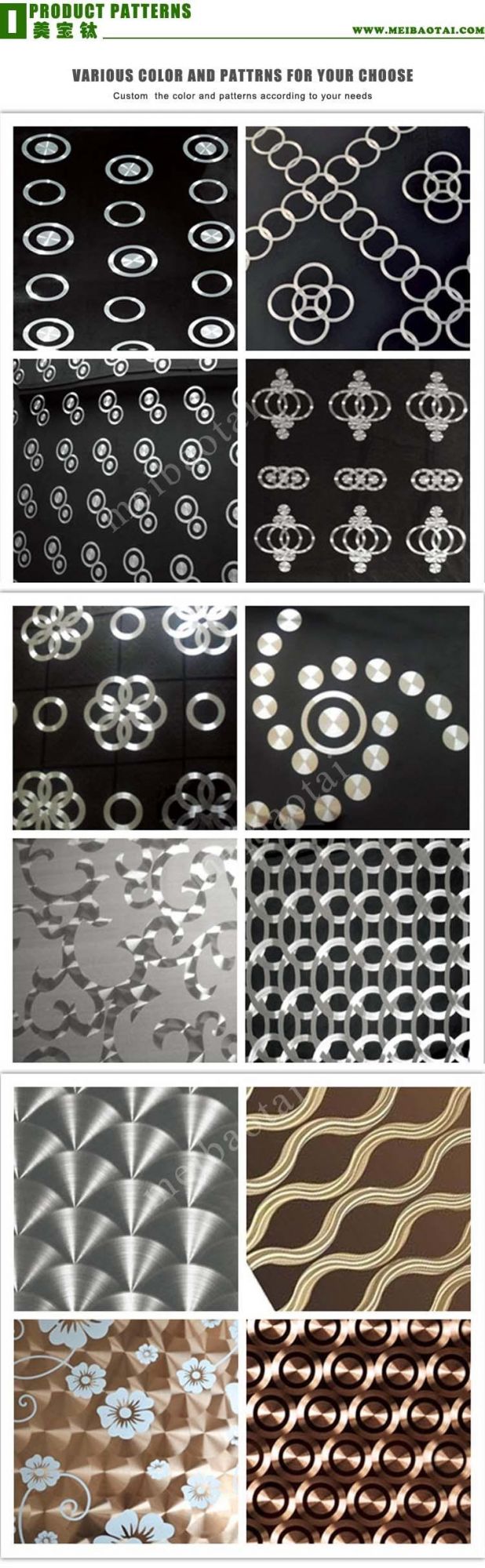 3D Laser Stainless Steel Plates Korea Decorative Ceiling Panel Stainless Steel Sheet Stainless Steel Color Sheet