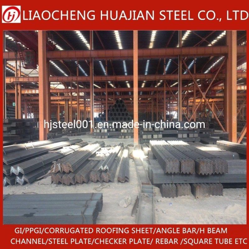 Hot Rolled Black Galvanized Angle Bar for Building Construction