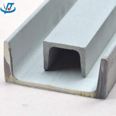 AISI304 201 316 316L U Channel Steel Beam Stainless Steel Channel U-Shaped 6m-12m SS304 Steel U / C Channels Bar