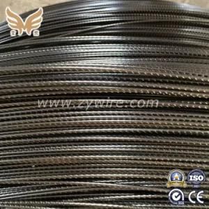 China ASTM A421 High Tensile Low Relaxation PC 4mm Spiral Ribs PC Wire