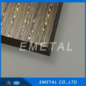 Etched Design Decorative Color PVD Plating Cold Rolled Stainless Steel Sheet / Plate Cr Inox 201 304 430 316