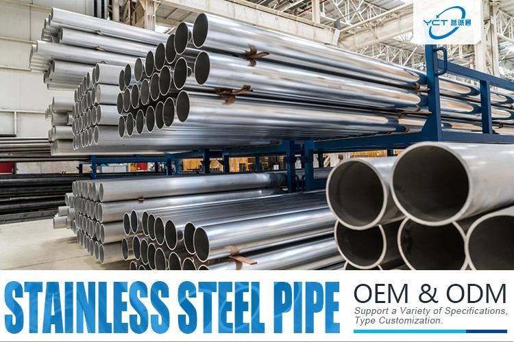 1/2"-24" ERW Steel Tube ASTM JIS DIN Standard 201 304/L 316/L 321 Welded Seamless Stainless Steel Pipe