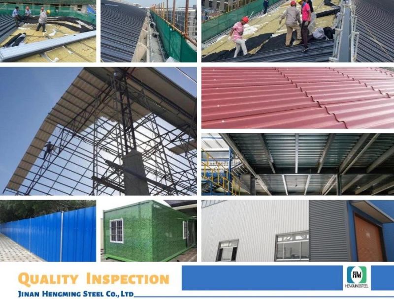 Zinc Coated Color Coating Corrugated Steel Sheet